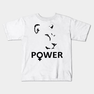 Lioness Artwork Female Power Kids T-Shirt